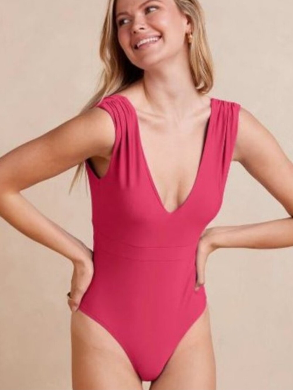 Summersalt Ruched BackFlip Magenta One-piece US 10